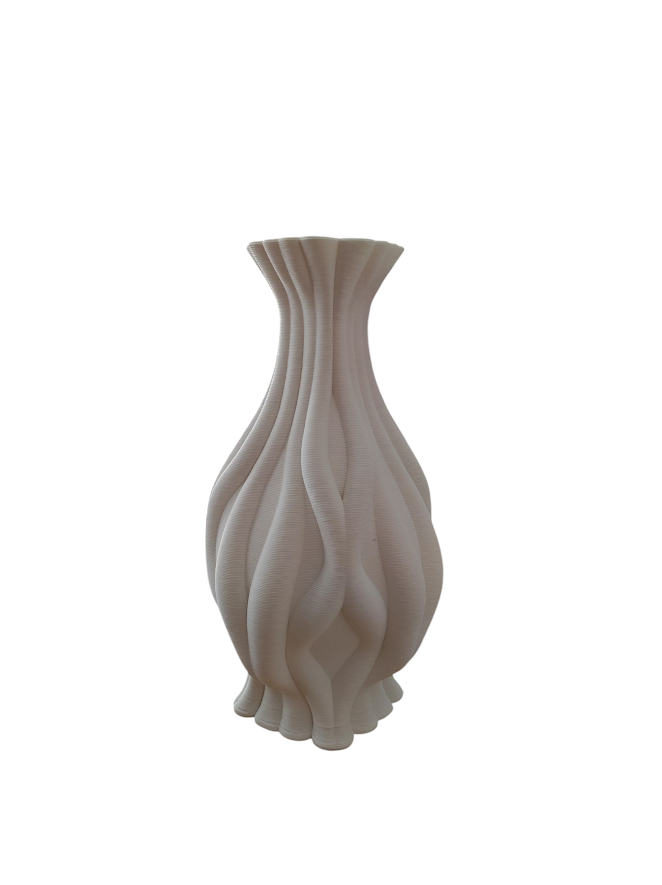 ΒΑΖΟ ΠΟΡΣΕΛΑΝΙΝΟ 3D ΛΕΥΚΟ ESTHETI 752-21070