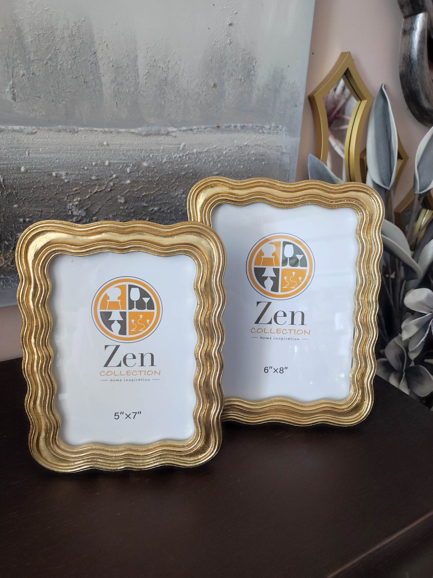 ΚΟΡΝΙΖΑ RESIN ΧΡΥΣΟ ΠΛΑΙΣΙΟ ZEN COLLECTION 50718