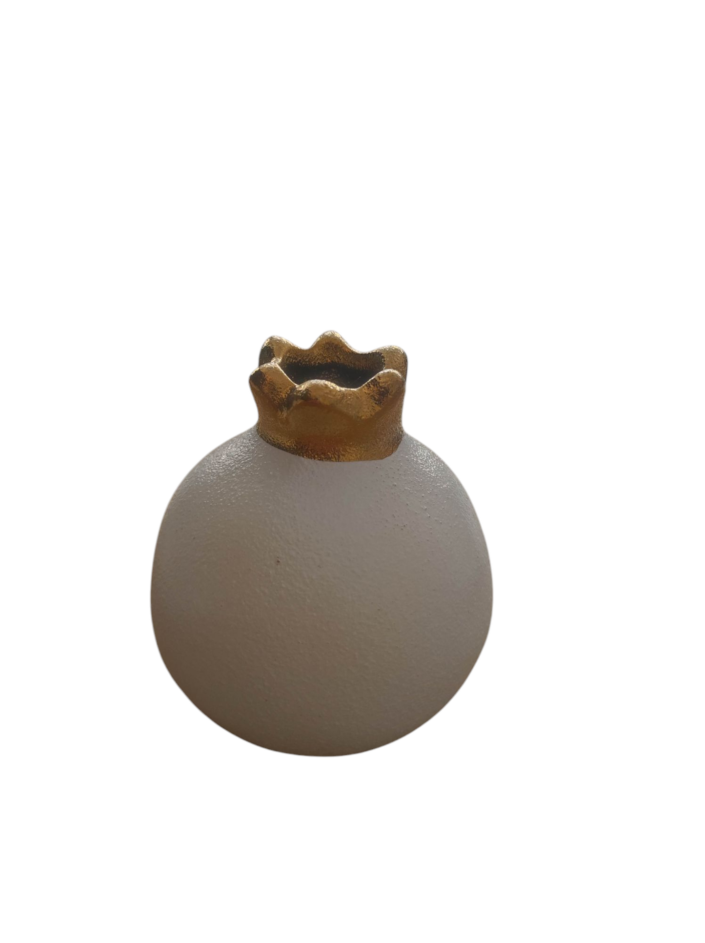 ΚΕΡΑΜΙΚΟ ΡΟΔΙ ΛΕΥΚΟ ΜΑΤ ΜΕ ΧΡΥΣΟ 50515 ZEN COLLECTION