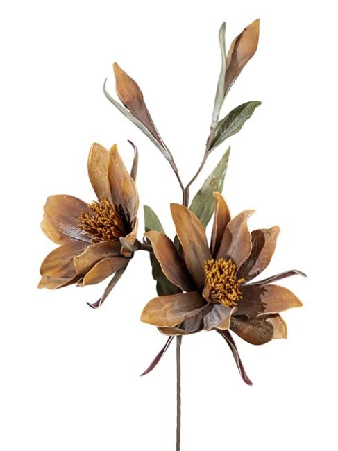 ΛΟΥΛΟΥΔΙ ΚΙΤΡΙΝΟ-ΚΑΦΕ ΜΕΓΑΛΟ ΔΙΠΛΟ ΜΕ ΜΠΟΥΜΠΟΥΚΙΑ ZEN COLLECTION