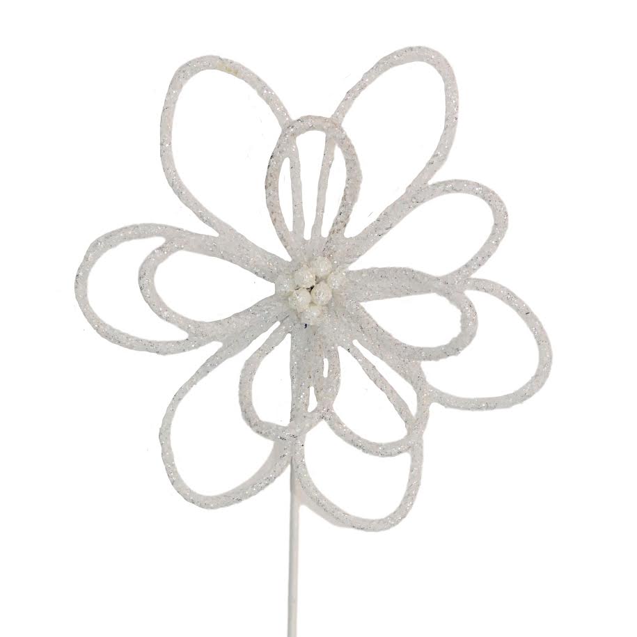 ΛΟΥΛΟΥΔΙ ΛΕΥΚΟ ROPE LOOK POINSETTIA ZEN COLLECTION