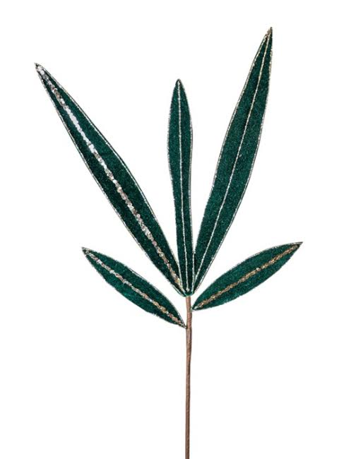 ΦΥΛΛΑ ΒΕΛΟΥΔΙΝΑ  ΧΡΙΣΤΟΥΓΕΝΝΙΑΤΙΚΟ ΣΜΑΡΑΓΔΙ ZEN COLLECTION   51945