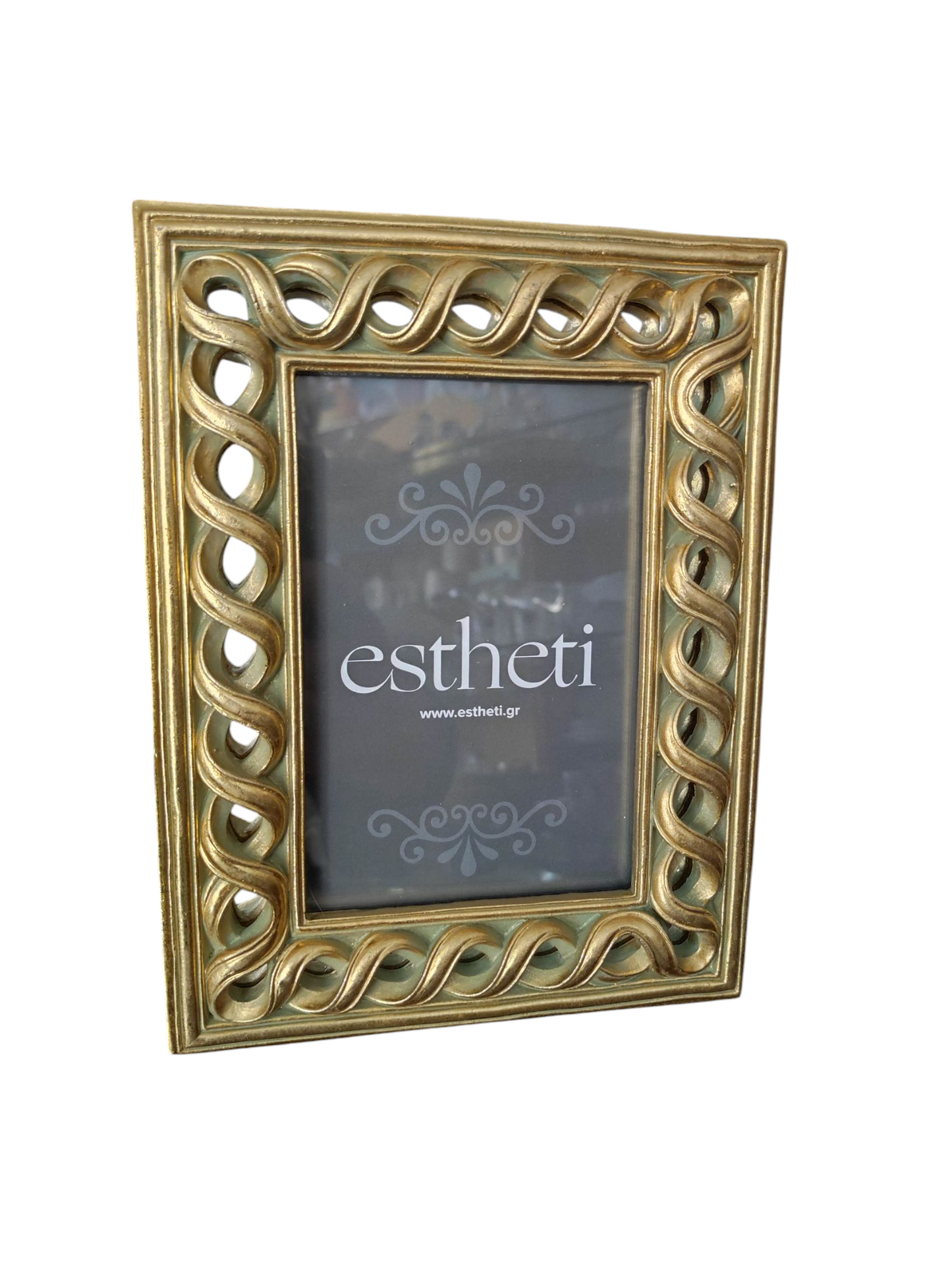 ΚΟΡΝΙΖΑ RESIN ΜΕ ΧΡΥΣΗ ΑΛΥΣΙΔΑ ESTHETI 756-12064