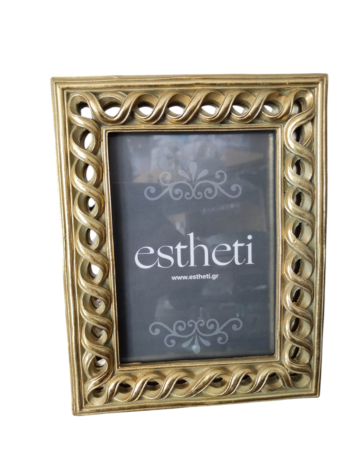 ΚΟΡΝΙΖΑ RESIN ΜΕ ΧΡΥΣΗ ΑΛΥΣΙΔΑ ESTHETI 756-12016